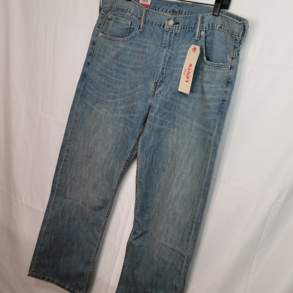 NWT Levi's 569 Loose Straight Blue Jeans, Size 38×30 - Picture 4 of 12